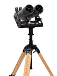 APM 100-90 ED APO Binoculars with Berlebach Tripod, Fork Mount & Eyepieces