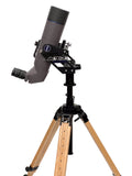 APM 100-90 ED APO Binoculars with Berlebach Tripod, Fork Mount & Eyepieces